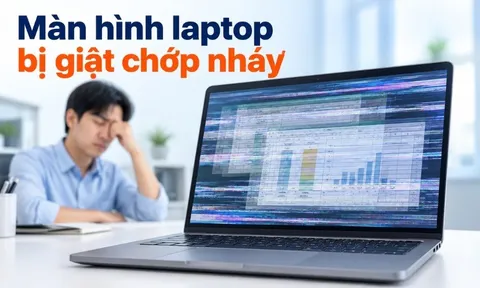 Màn hình laptop bị giật có cần thay mới? Cách xác định đúng nguyên nhân
