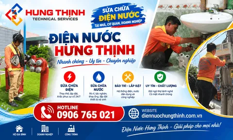 Điện Nước Hưng Thịnh: Tiên phong ứng dụng kỹ thuật hiện đại trong xử lý sự cố điện nước