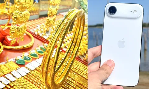 Giá vàng hôm nay trưa 5/10 giảm sâu, người đu đỉnh lỗ hơn chục triệu sau 2 tuần, giá iPhone Air rẻ chưa từng có