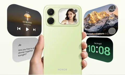 Honor Play 20C trình làng: Màn hình phụ đa năng, pin khủng 6.000 mAh, chạy Android 16