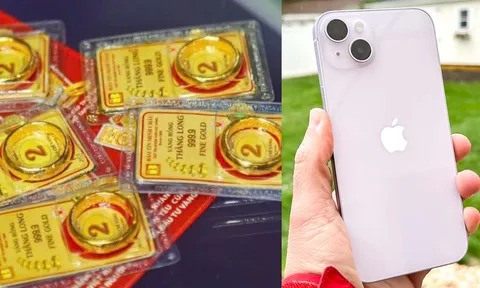 Giá vàng hôm nay trưa 9/10 hồi phục, vàng SJC tăng tới 800.000 đồng, giá iPhone 14 rẻ như cho