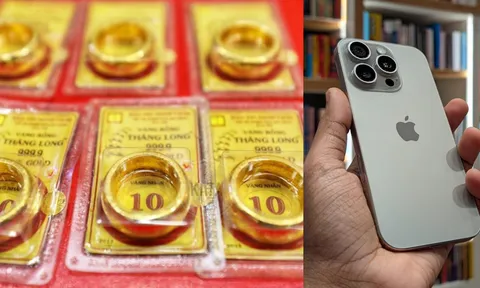 Giá vàng hôm nay chiều 13/10 giảm sâu vẫn cao hơn vàng thế giới gần 13 triệu đồng, iPhone 16 Pro hạ nhiệt