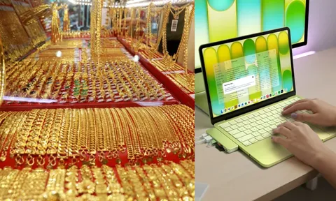 Giá vàng hôm nay trưa 15/10 trong nước đi ngang, người mua vẫn lỗ nặng sau 1 tháng, MacBook Neo có rẻ