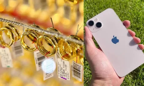Giá vàng hôm nay trưa 26/10 trong nước đắt hơn thế giới hơn 15 triệu đồng, iPhone 13 giá hạ sâu