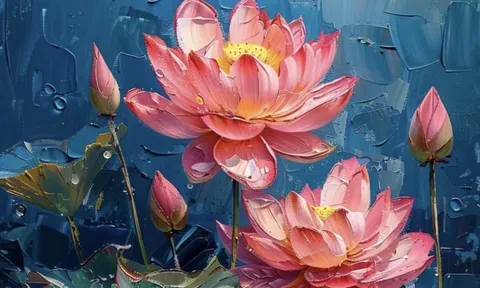 AI vẽ tranh sơn dầu sen gây bất ngờ cho giới họa sĩ