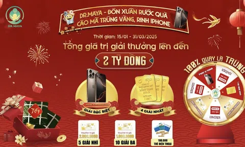 Dr.Maya - Đón xuân rước quà: Cào mã trúng vàng, rinh iPhone chào năm mới