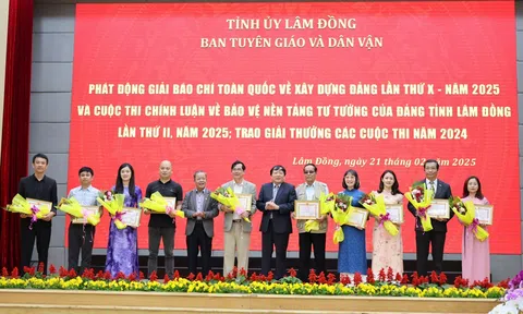 Tác giả và tác phẩm thuộc Tạp chí Khoa học Phát triển Nông thôn Việt Nam được khen thưởng