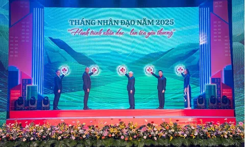 Lễ phát động “Tháng Nhân đạo" năm 2025 với chủ đề “Hành trình nhân đạo - Lan tỏa yêu thương”