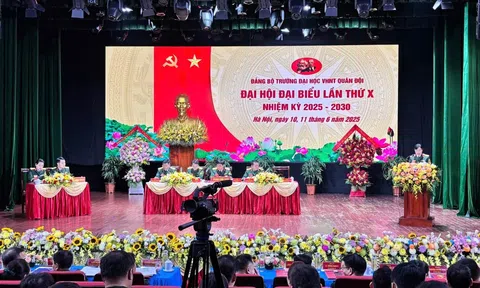 Đại hội đại biểu Đảng bộ Trường Đại học Văn hóa Nghệ thuật Quân đội nhiệm kỳ 2025-2030