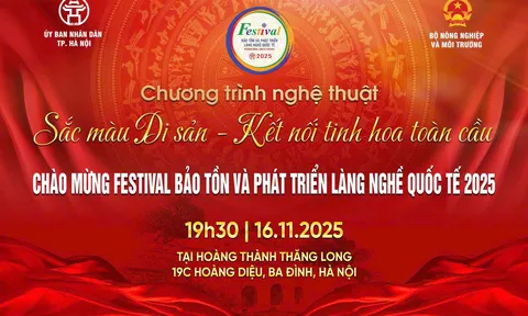 Tài năng trẻ khám phá và lan tỏa tinh hoa: Chương trình nghệ thuật "Sắc màu di sản – Kết nối tinh hoa toàn cầu"
