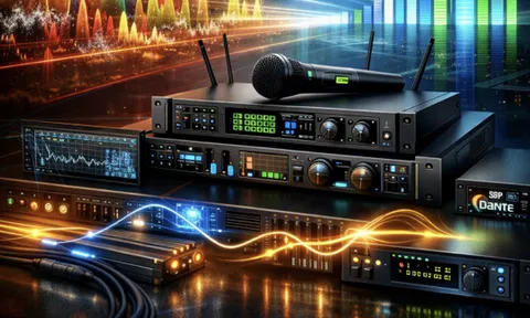 Micro không dây Shure 2026: Chuẩn âm thanh chuyên nghiệp và công nghệ quản lý sóng hiện đại