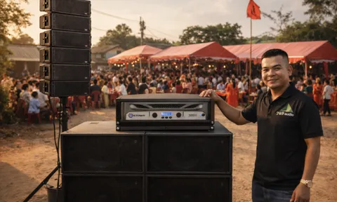 Từ sân đình đến phòng khách gia đình: Vì sao dàn âm thanh ở nông thôn ngày càng chú trọng đầu tư thiết bị công suất lớn?