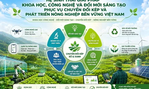 HỆ SINH THÁI GIẢI PHÁP KHOA HỌC, CÔNG NGHỆ VÀ ĐỔI MỚI SÁNG TẠO PHỤC VỤ CHUYỂN ĐỔI KÉP VÀ PHÁT TRIỂN NÔNG NGHIỆP BỀN VỮNG VIỆT NAM