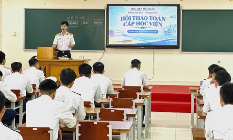Từ những bài toán đến bản lĩnh người sĩ quan Hải quân tương lai