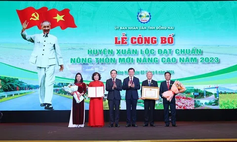 Đồng Nai: Huyện Xuân Lộc đạt chuẩn nông thôn mới nâng cao