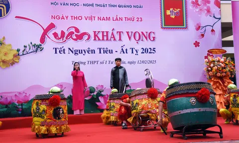 Quảng Ngãi: Ngày thơ Việt Nam lần thứ 23 với chủ đề "Xuân khát vọng"