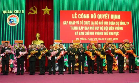 Quân khu 5: Thành lập 5 Ban Chỉ huy Bộ đội Biên phòng và 26 Ban Chỉ huy phòng thủ khu vực
