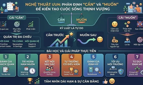 Cần và Muốn: Nghệ thuật quản trị cuộc sống