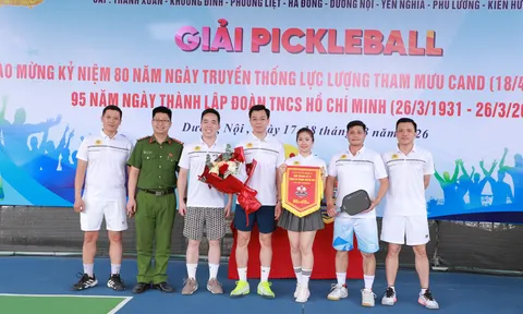 GIẢI PICKLEBALL CỤM THI ĐUA SỐ 10 - CÔNG AN THÀNH PHỐ HÀ NỘI CHÀO XUÂN BÍNH NGỌ 2026