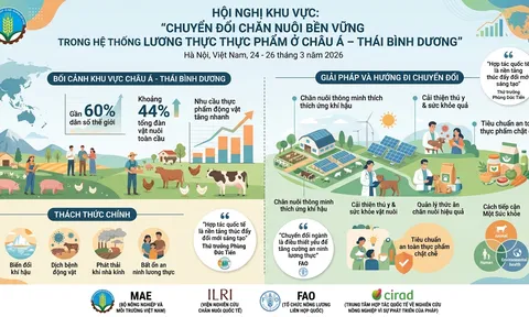 Hội nghị khu vực: “Chuyển đổi chăn nuôi bền vững trong hệ thống lương thực thực phẩm ở châu Á – Thái Bình Dương”