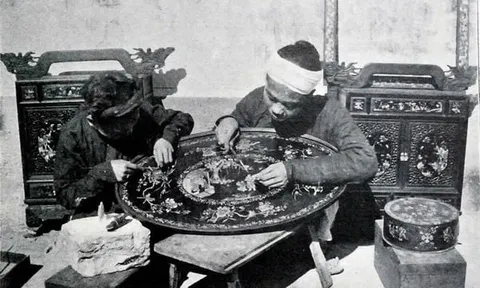 CHÚC VĂN TRI ÂN TỔ NGHỀ KHẢM TRAI SƠN MÀI CHUYÊN MỸ