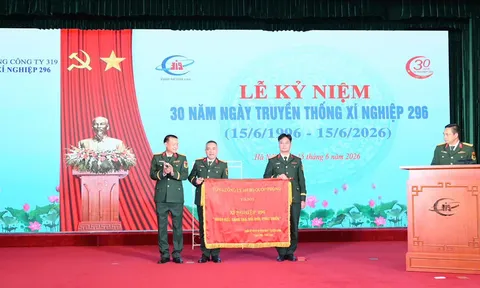 Xí nghiệp 296 - Tổng công ty 319 Bộ Quốc phòng long trọng tổ chức Lễ kỷ niệm 30 năm Ngày truyền thống và đón nhận Thư khen của Bộ trưởng Bộ Quốc phòng