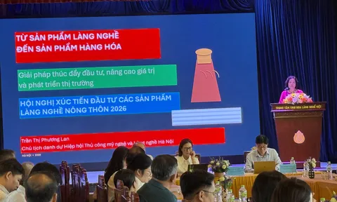 Hội nghị Xúc tiến đầu tư các sản phẩm ngành nghề nông thôn