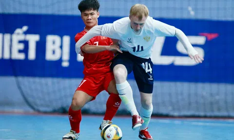 Video U19 futsal Việt Nam 4-2 U19 futsal Nga: Thắng lợi tưng bừng