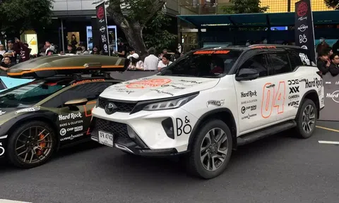 Chi phí tham dự Gumball 3000 của Toyota Fortuner Legender cao gấp khoảng 4 lần giá xe