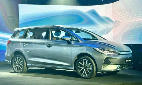 BYD M6 - đối thủ chạy điện của Toyota Innova Cross ra mắt khách Việt, chạy 420 km/sạc