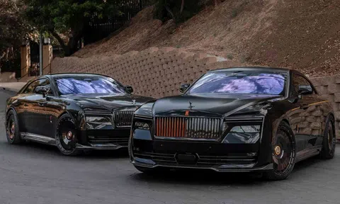 Xe siêu sang thuần điện Rolls-Royce Spectre phá vỡ vẻ quý tộc với bộ body kit carbon độc đáo