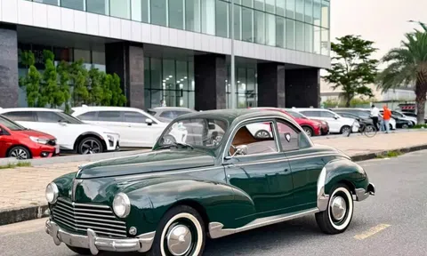 Hàng hiếm Peugeot 203 Coupe A Vendre 1954 màu xanh lục bảo xuất hiện tại Việt Nam