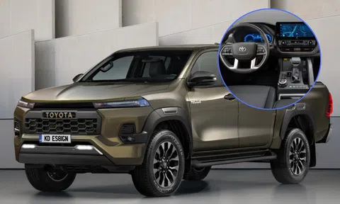 Đây có thể là thiết kế của Toyota Hilux 2025, dự ra mắt cuối năm đấu Ranger, Triton