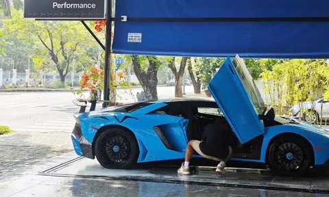 Siêu phẩm Lamborghini Aventador SV duy nhất tại Việt Nam bất ngờ tái xuất sau khi rời khỏi tay chủ cũ Minh Nhựa