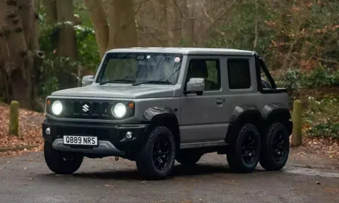 Chiêm ngưỡng SUV địa hình "tí hon" Suzuki Jimny trong bản độ 6 bánh độc nhất vô nhị