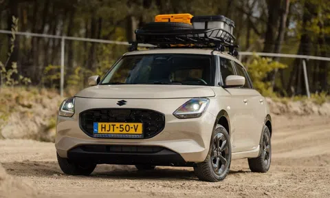 Suzuki Swift hóa 'quái thú' địa hình – Bản độ có một không hai