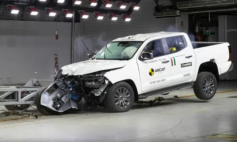 Mitsubishi Triton 2025 ghi danh lịch sử ANCAP: Bán tải 2 cầu đầu tiên đạt 5 sao theo bộ tiêu chí mới
