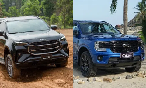 Isuzu mu-X bản đắt nhất so kè Ford Everest 'cận full': SUV nào đáng chọn trong tầm giá 1,3 tỷ đồng?