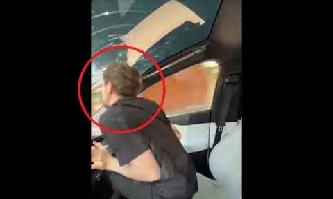 Thử trend tăng tốc giật lưng và cái kết ... đập đầu vỡ kính chắn gió