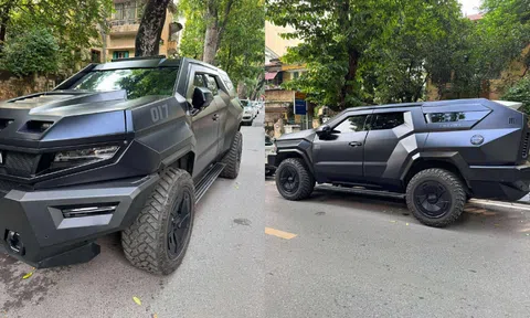 Bắt gặp "khủng long" Rezvani Vengeance trên đường phố Hà Nội: Hầm hố như xe quân sự, có khả năng chống đạn