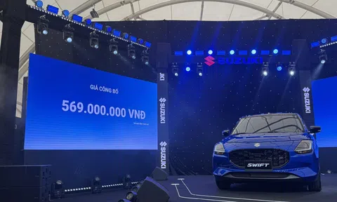 Suzuki Swift 2025 chính thức ra mắt tại Việt Nam: Thiết kế mới, công nghệ an toàn vượt trội, tiêu thụ nhiên liệu chỉ 4,26 L/100km