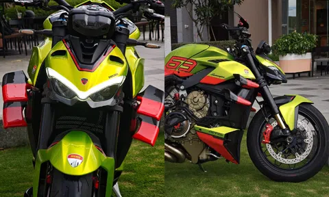 "Hàng hiếm" Ducati Streetfighter V4 Lamborghini lên sàn xe cũ với giá gần 2 tỷ đồng