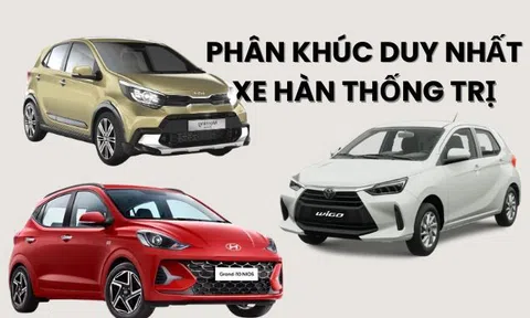 Xe Hàn tụt dốc toàn thị trường nhưng vẫn thống trị ở phân khúc đặc biệt này