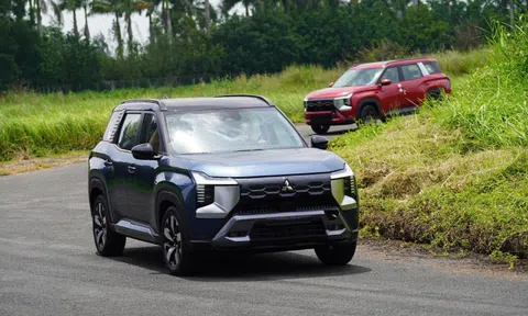 Mitsubishi Destinator bị bắt gặp trên đường phố Việt, dự ra mắt cuối 2025 đấu CX-5, CR-V