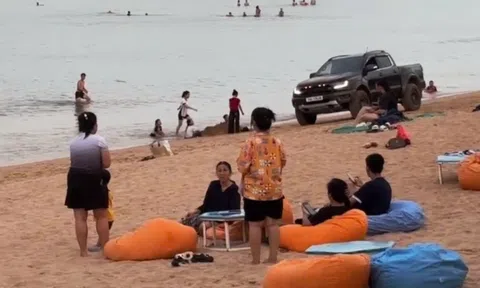 Án tù cho tài xế lái xe bán tải "gây rối" trên bãi biển