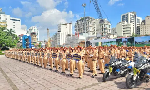 Hà Nội tiếp nhận hơn 600 CSGT tăng cường bảo đảm an ninh cho Quốc khánh 2/9