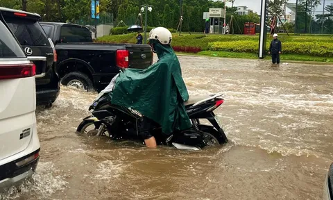 Vì sao Hà Nội khó thoát cảnh đường phố biến thành "sông" sau mưa?