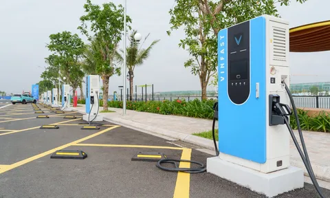 Trạm sạc xe điện với gần 1.200 cổng sạc của V-Green chính thức đi vào hoạt động