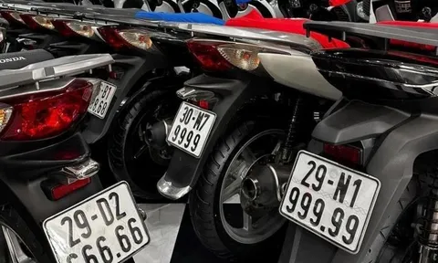 Choáng với giá trị biển số xe máy đẹp hàng trăm triệu đồng, đặc biệt siêu phẩm ngũ quý 8