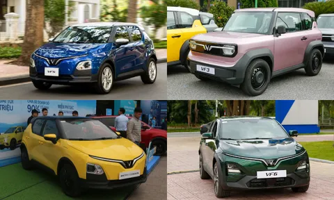 TOP 10 ô tô ăn khách nhất thị trường Việt tháng 8/2025: Xe điện VinFast áp đảo bảng xếp hạng
